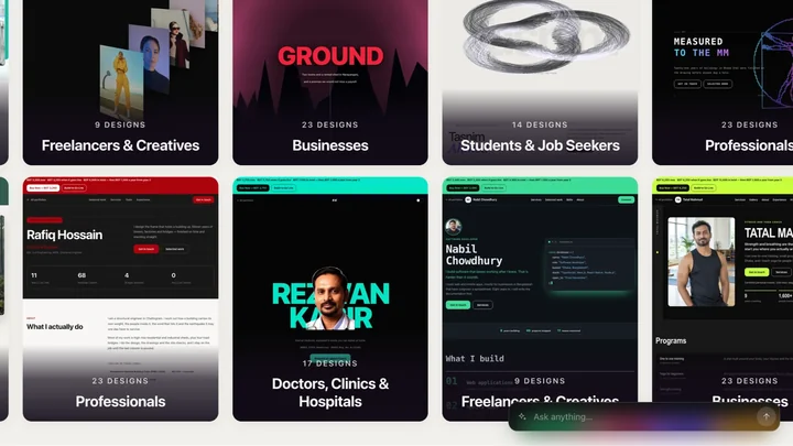 MarketingPage.Online screen